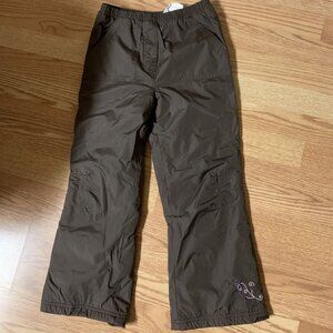 Sportek Brown Youth Size 6X Snow Pants Snowpants